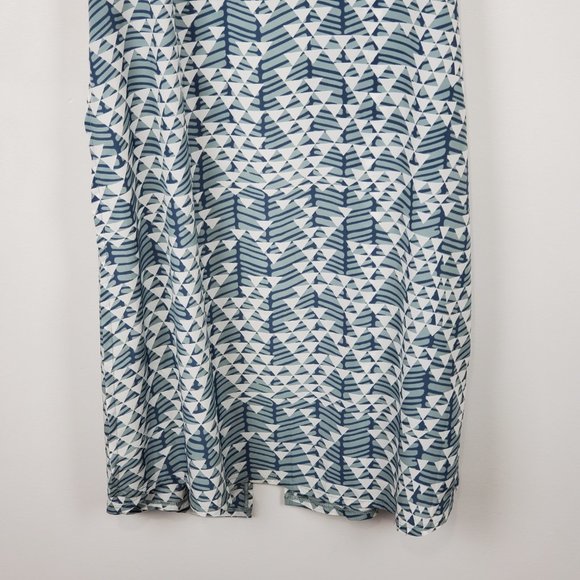 LuLaRoe Joy Gray Slate Blue White Long Duster Vest NEW NWT Size S - Picture 8 of 12